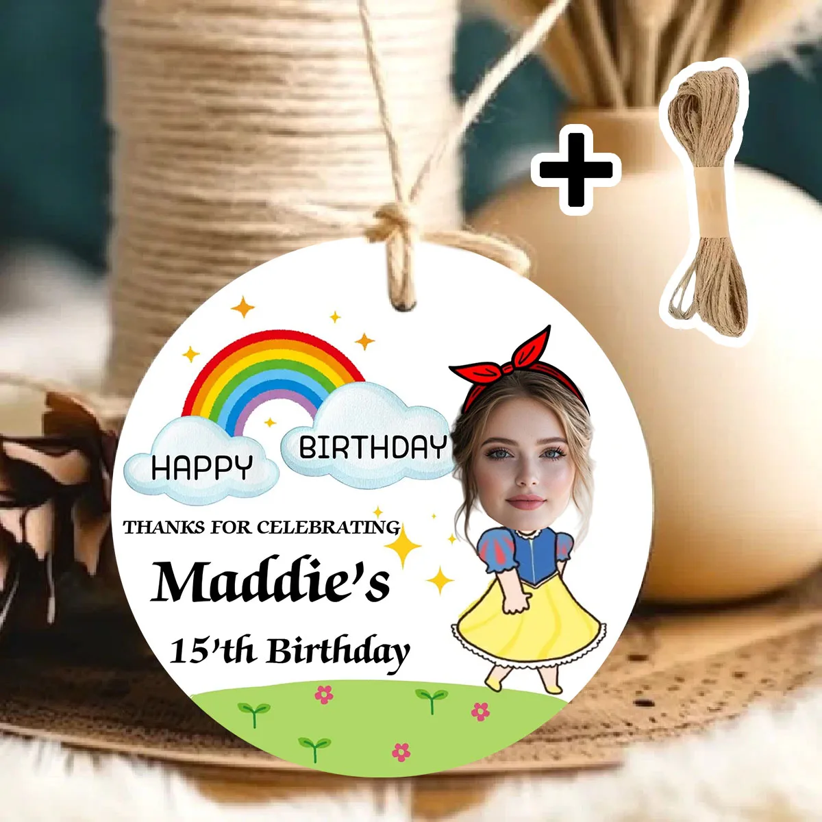 

90pcs Custom Personalized Name & Birthday Cards (for Baptism, Parties & Gift Wrapping)