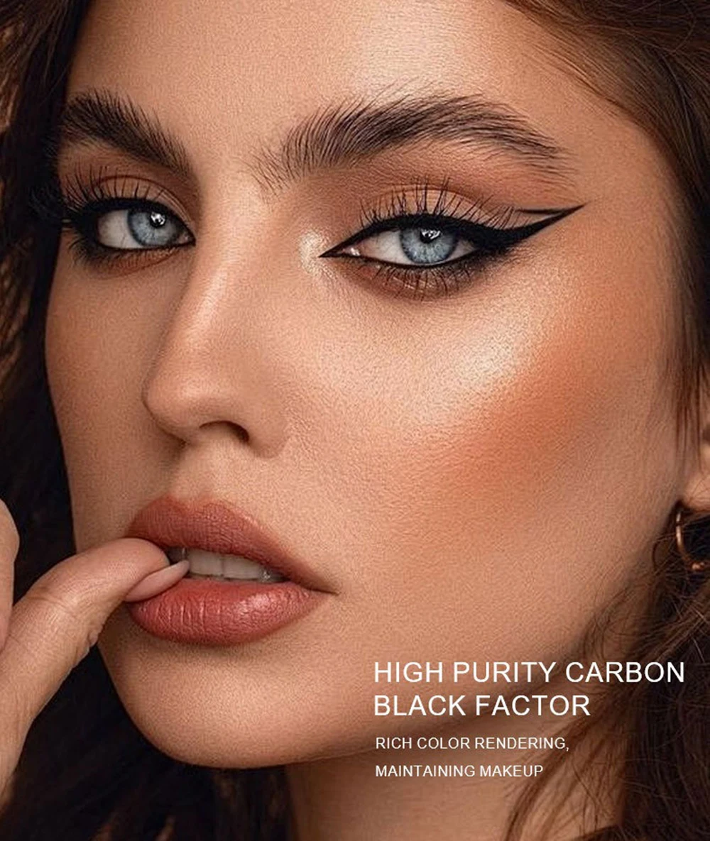 Eyeliner liquide marque privée longue durée imperméable résistant à la sueur naturel séchage rapide Logo personnalisé maquillage en vrac sans cruauté