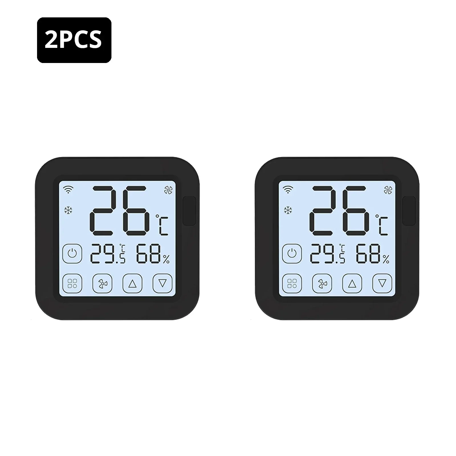 MOES Tuya WiFi IR Thermostat Controller LCD Bildschirm Touch-Taste Drahtlose Fernbedienung Eingebauter Temperatur- und Feuchtigkeitssensor alexa