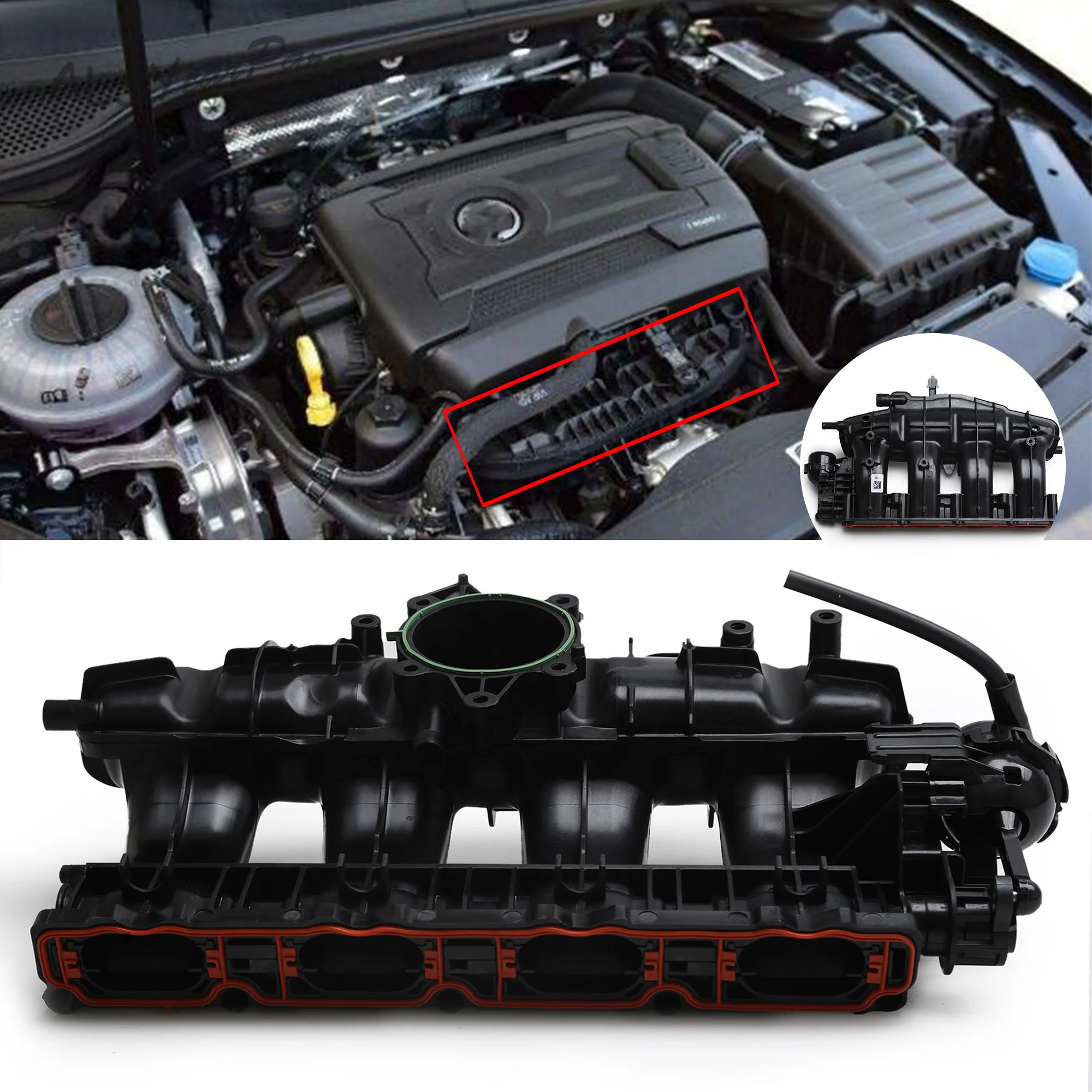 Engine Air Intake System Intake Manifold 06J 133 201BD For VW Golf Jetta Passat B6 Tiguan Audi A3 Q3 TT 1.8/2.0TFSI