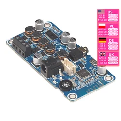 DSP TPA3118-Amplificador de Audio estéreo con Bluetooth 5,0, módulo de 2x25W, DC12-19V de entrada de 3,5mm