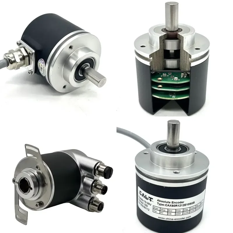 for CALT Multi-turn Absolute Rotary Encoder with SSI 4-20mA MODBUS RTU CANopen Parallel RS422 RS485 0-10V 0-5V EtherCat