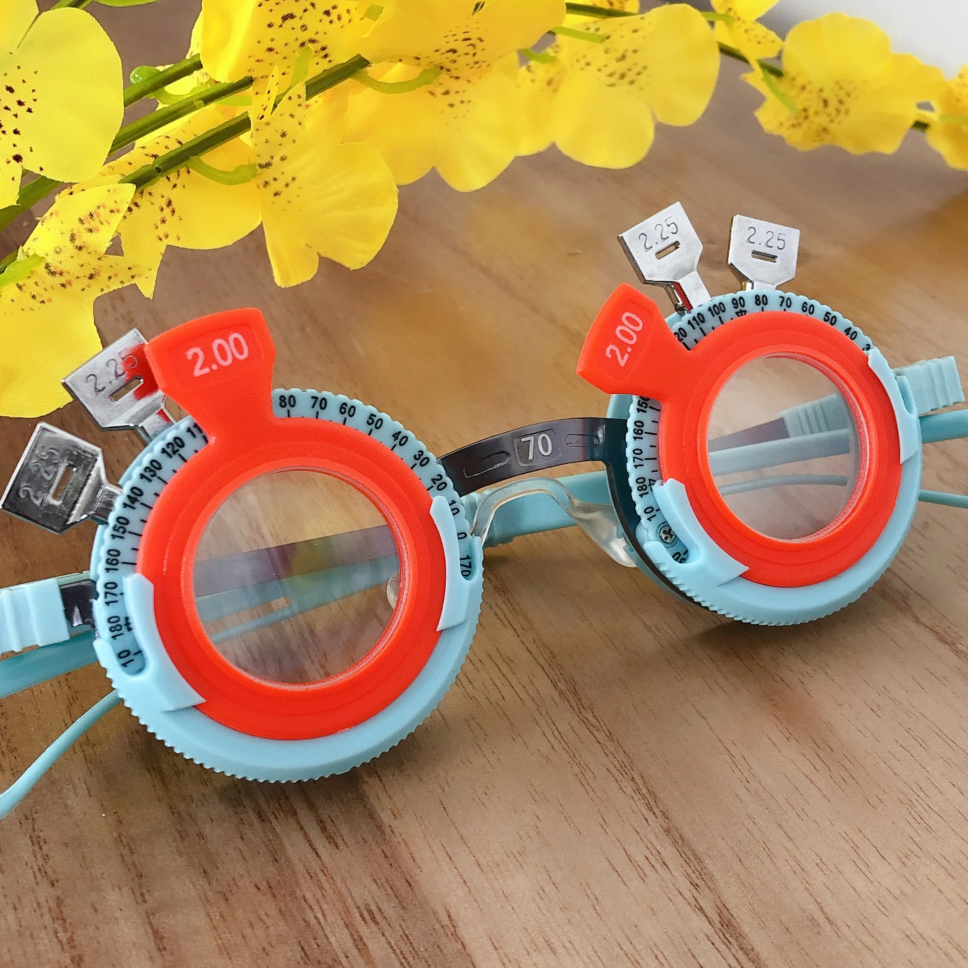 

Glasses equipment and instruments, flexible temple TFP test frame, optometry test frame 12 kinds of PD pupil distance