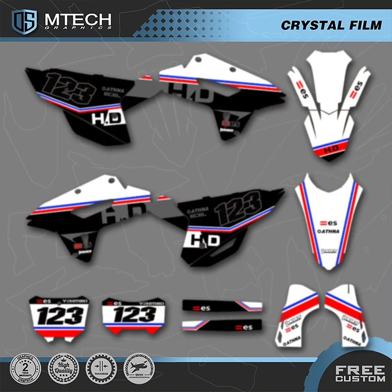 

DSMTECH Motorcycle Graphics for HONDA CRF250RX 2022 2023 2024 CRF450RX 2024 2023 2022 2021 Background Decals Stickers Kits -010