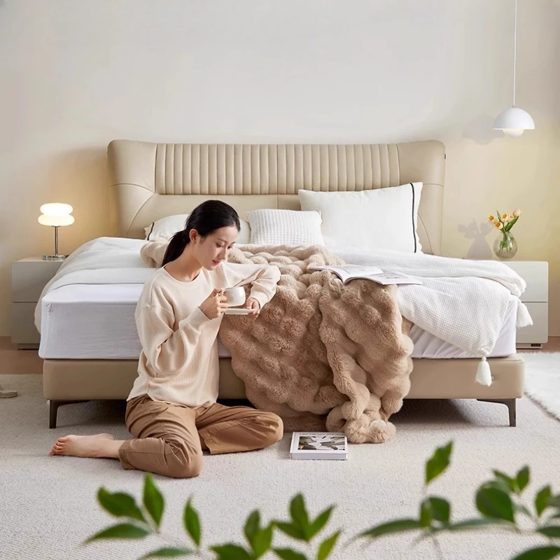 

Soft bed bedroom Double bed bases frames luxury new queen modern 180x200cm Double bed headboard cama casal home furniture