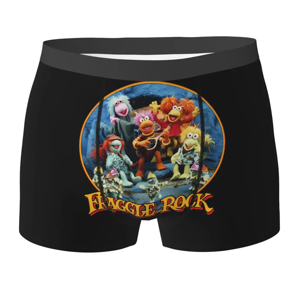 

Трусы-боксеры, шорты Fraggle Rock, винтажные трусы, мужское дышащее нижнее белье для мужчин, подарок бойфренду