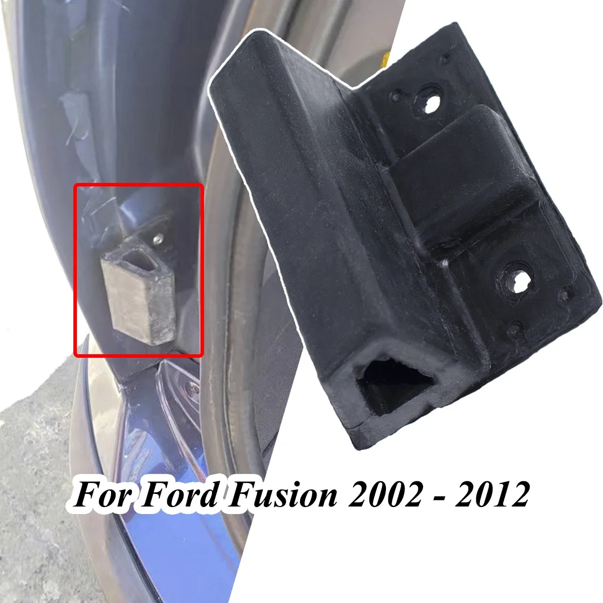 Rear Boot Tailgate Bumper Stopper, Trunk Lid Cushion, Rubber Silencer Pad, Peças de reposição do carro para Ford Fusion 2002, 2011, 2012