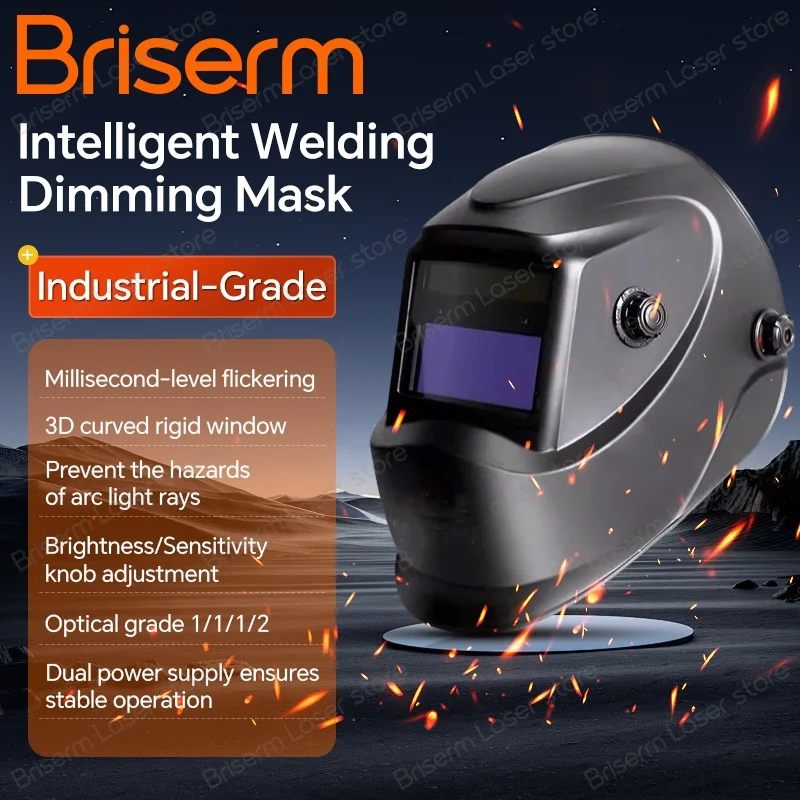 

Laser Protective Safety Protection Welding Helmet Mask Auto Darkening Welding Mask for Laser Welding Machine TIG MIG ARC