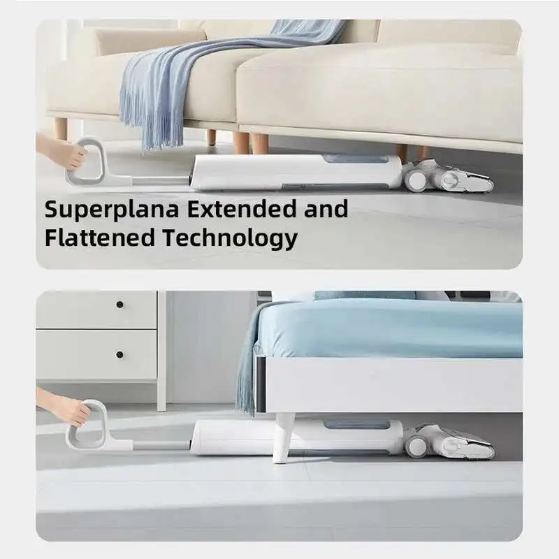 XIAOMI MIJIA مكنسة كهربائية لاسلكية لغسالة الأرضيات يده التنظيف الذاتي الرطب والجاف المنزل الذكي الغسيل مع سحب قوة التطهير