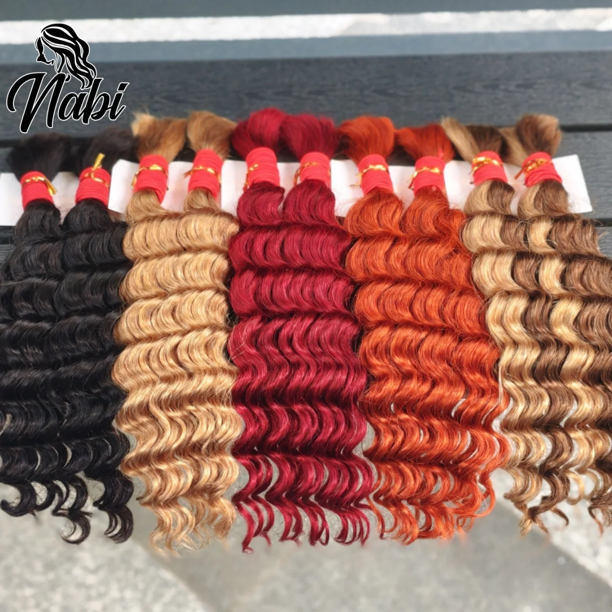 

Nabi Boho Braids Человеческие волосы Волнистые волосы Массовые бразильские человеческие плетения волос 6 пучков на всю голову для чернокожих женщин 50 г/пучок