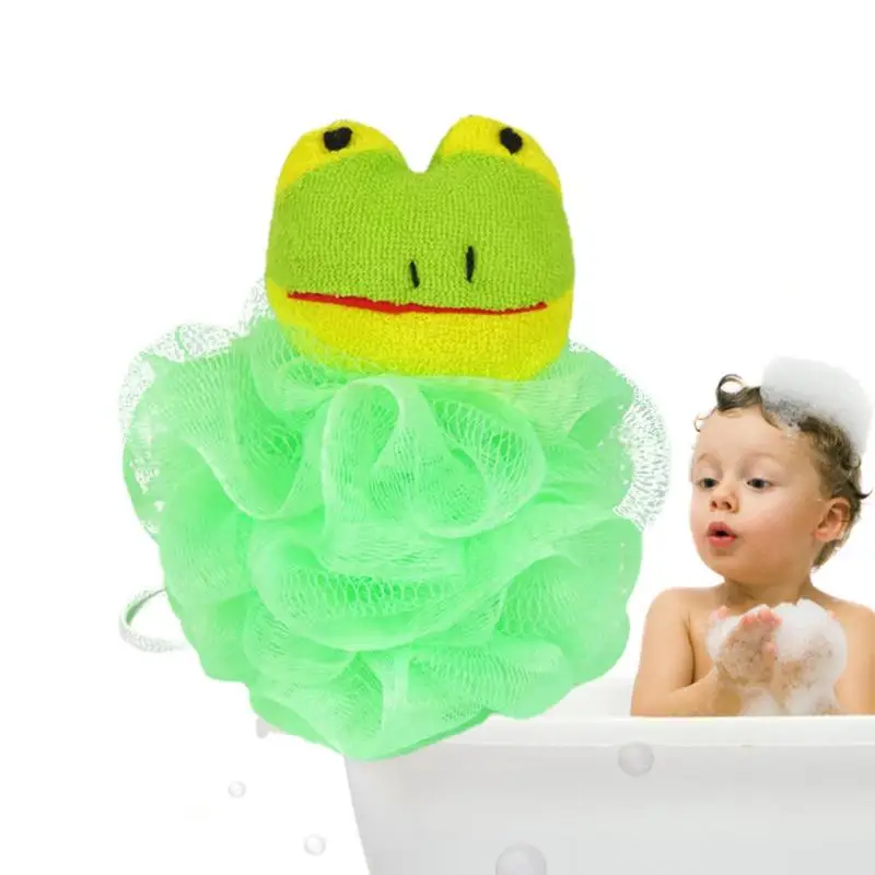 Kids Sponges For Bathing Cartoon Kids Loofahs For Shower Shower Sponge Home Body Scrubber Shower Ball Supplies For Bathroom