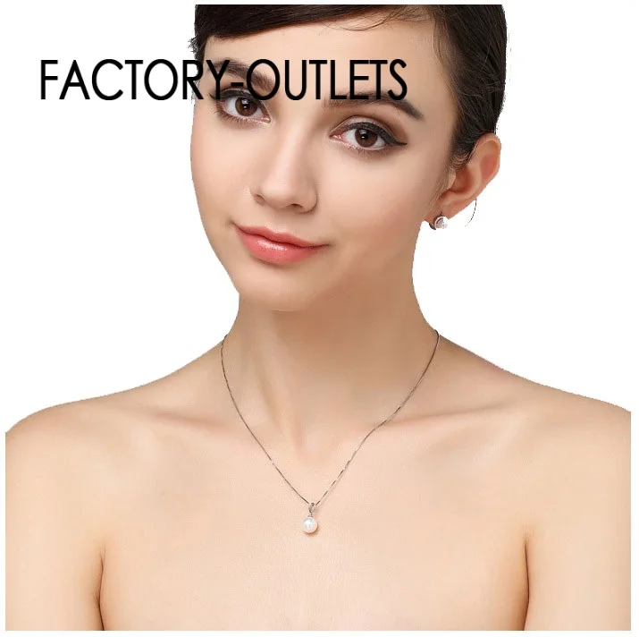 Factory Outlets High Quality 925 Sterling Silver White Pearl Earrings Fashion Earring Accessories For Women/Girls Jewelry Gifts - Image 3