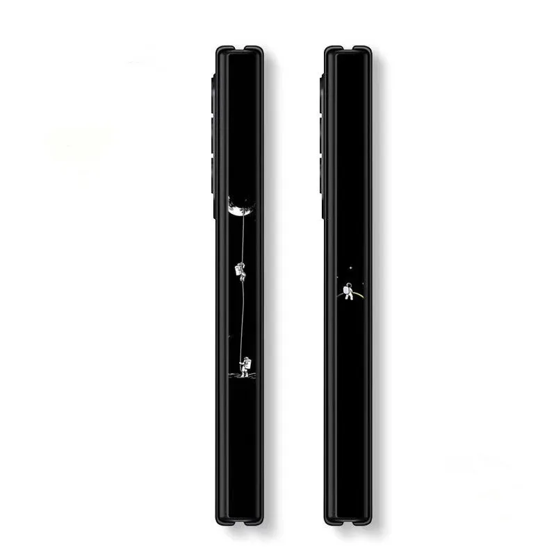 2 uds piel de bisagra colorida para Samsung Galaxy Z Fold6 5 4 3 pegatina lateral cubierta de película protectora Fold5 3M pegatina de protección envolvente