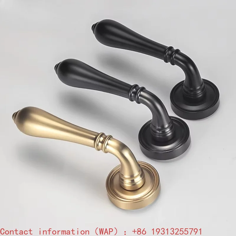 

【Popular】French Zinc Alloy Bedroom Doorknobs With Garland Silent Locks, Vintage Interior Doorknobs And Locks