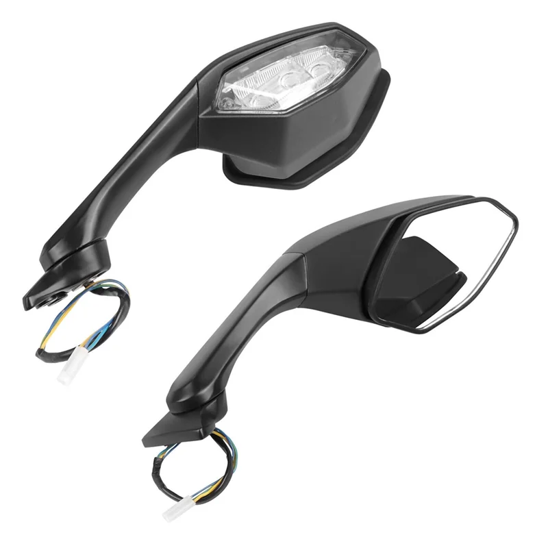 Motorcycle Rear View Mirrors With Turn Signals For  R1 R6 YZF-R1 YZF-R6 2017 2018 2019 2020-AU62