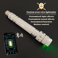 Lightsaber Neopixel Jedi Laser Sword Metal Hilt Heavy Dueling Sensitive Smooth Infinite Changing Hitting Sound LTG Light Saber