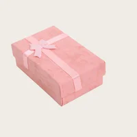 12Pcs/Lot 5x8cm Paper Jewelry Display Box Shadow Box Organizer for Necklace Earrings Ring Packaging 4