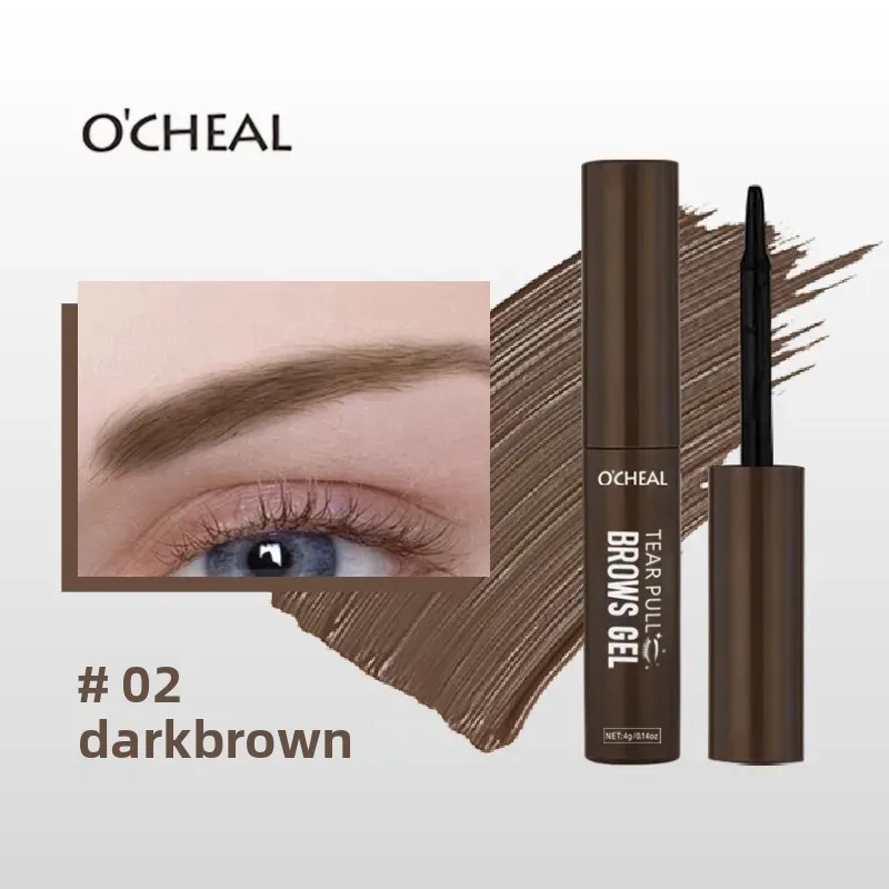 Tinte para cejas O'CHEAL - Pull & Tint, Raíz - de - Definición de raíces, Natural & Wild - Look Brows, larga duración, resistente al agua y al sudor