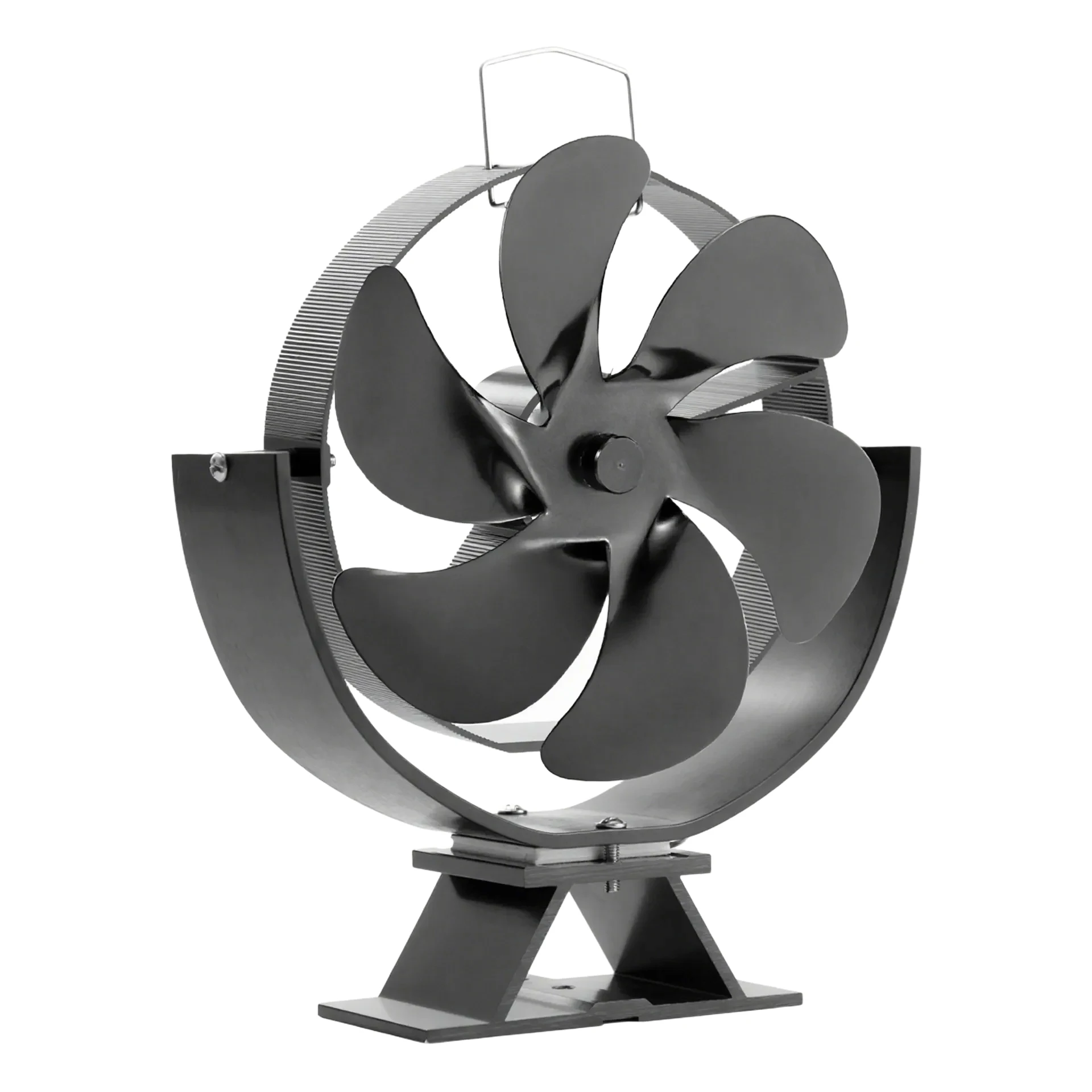 Energy Saving Fireplace Fan with Silent Operation and Adjustable Angles to Promote Effective Heat Circulation in Living Areas
