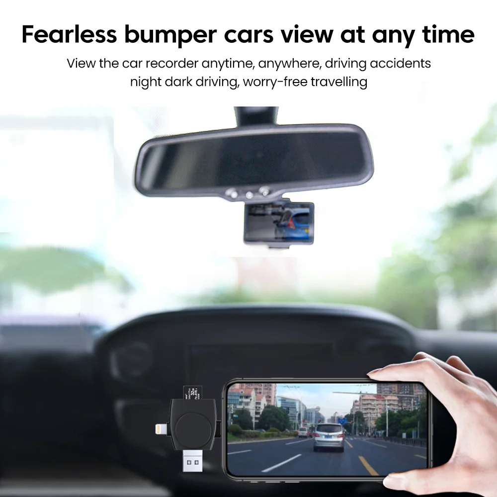 6 In 1 Multifunction Usb 3.0 Card Reader U Disk Type C/Micro Usb/Tf/Sd Flash Drive Memory Card Reading Adapter Phone Accessories