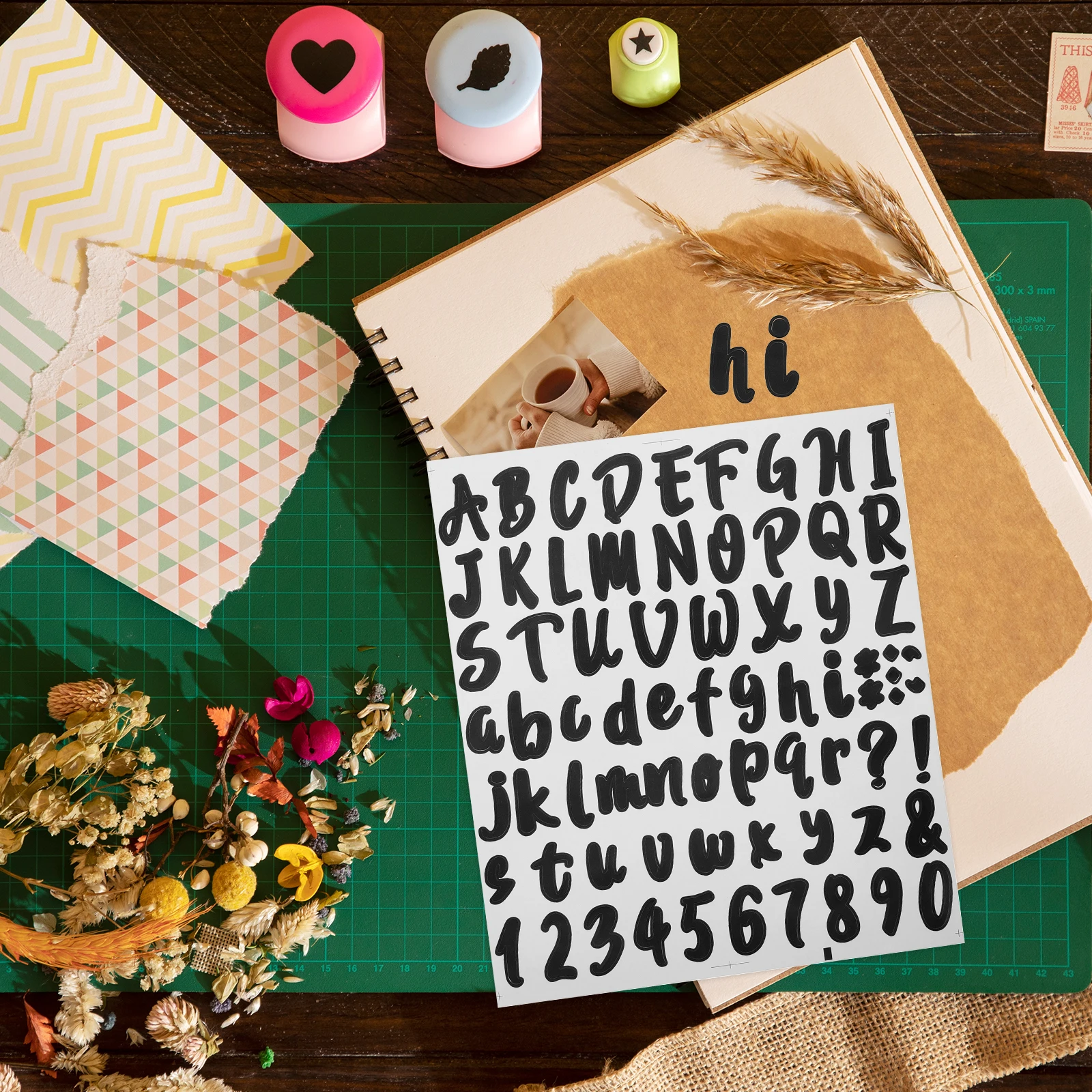 

8 Sheets Self Adhesive Stickers Mailbox Numbers Letters Large Black Fade Resistant Waterproof Vinyl Pcs Wall Decals DIY Labels
