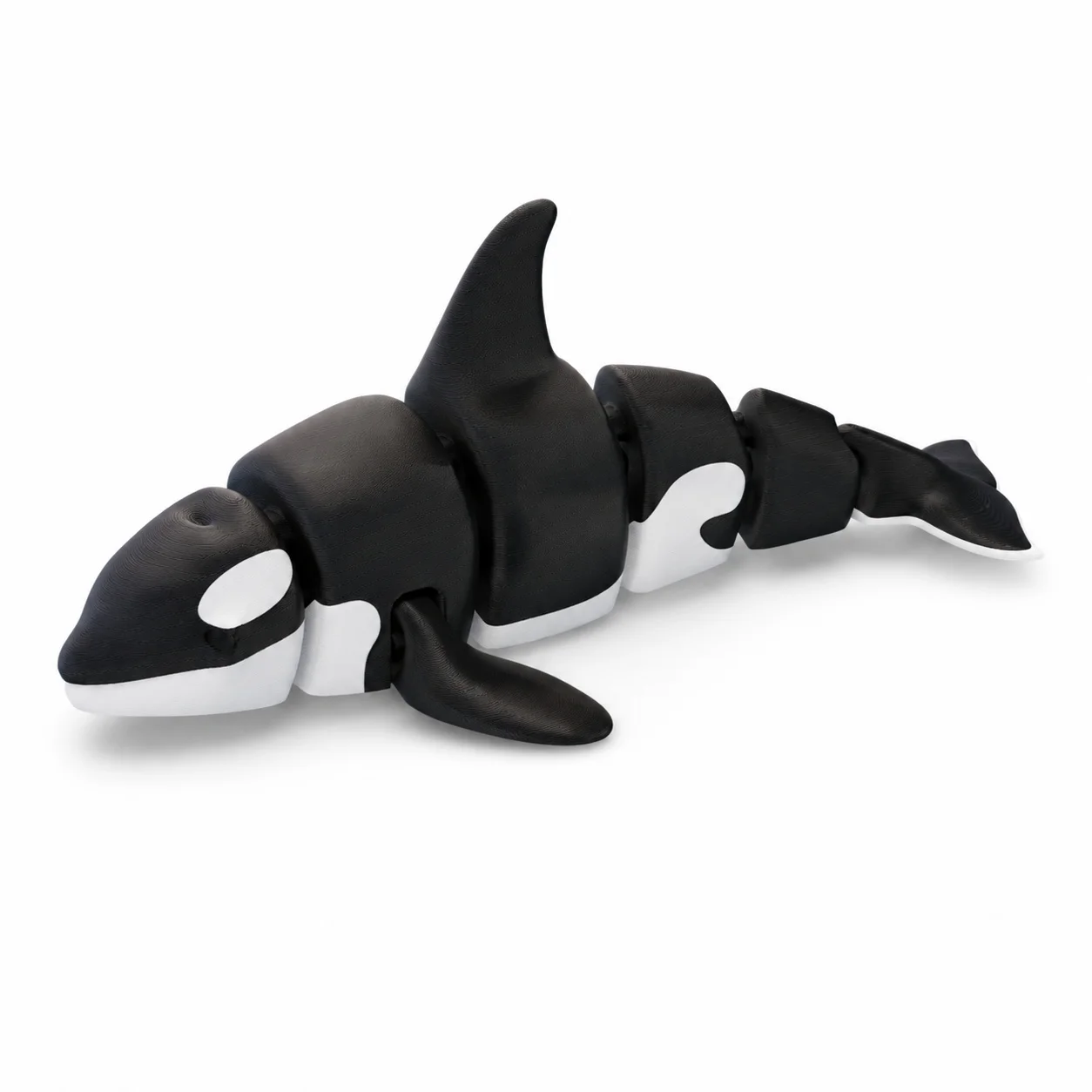 3D-Gedruckter Kleiner Beweglicher Tierfiguren-Simulations-Hai, Killerwal-Ornament als Heimdekoration, Perfektes Geschenk für Freunde und Familie – Detail 8