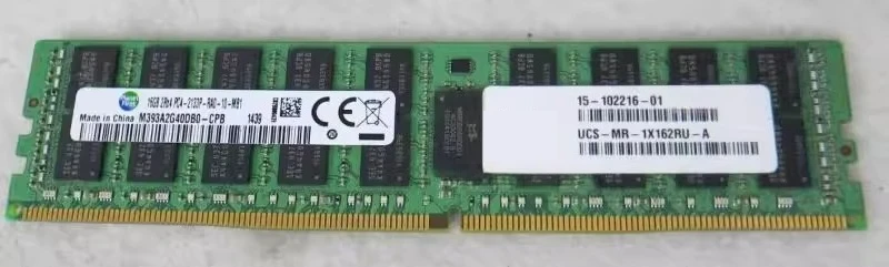 

For Cisco UCS-MR-1x162RU-A Server Memory 16G 2RX4 PC4-2133P ECC RDIMM