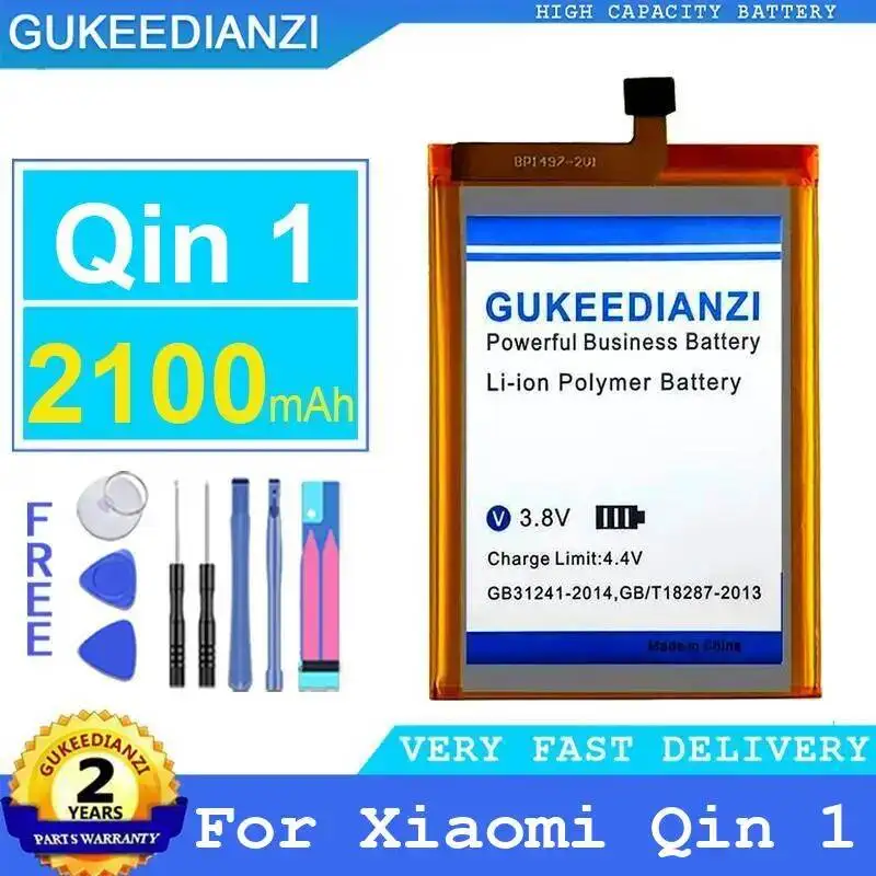 

Mobile Phone Battery 2100mAh Premium Replacement For Xiaomi Qin 1 Stable