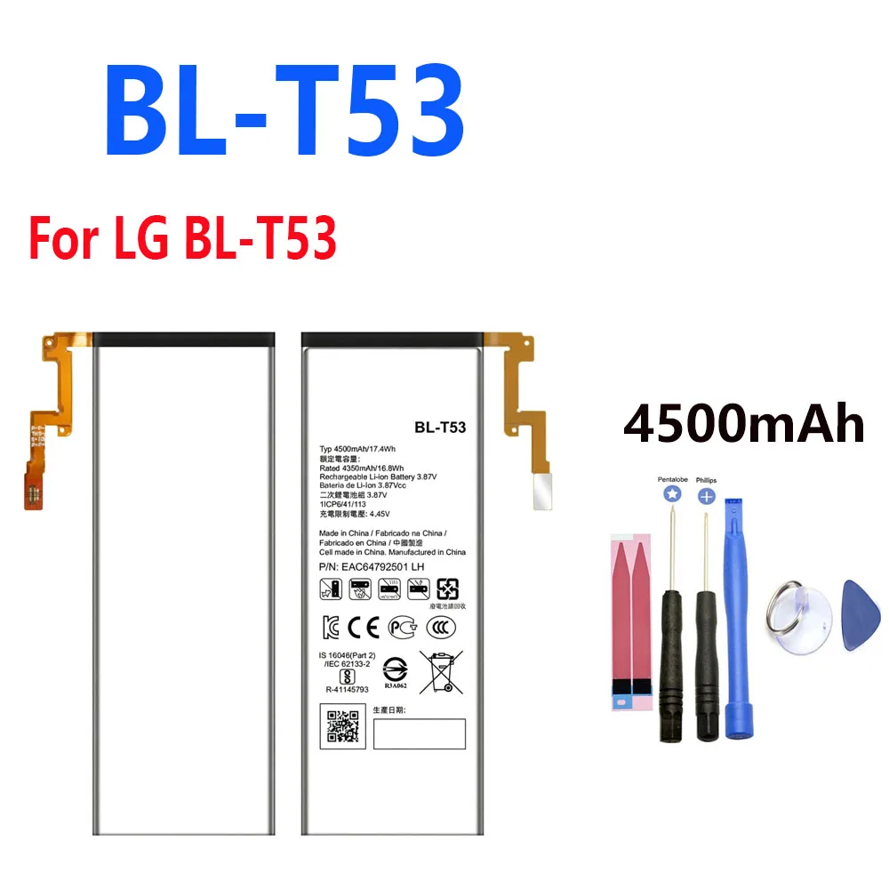ISUNOO 4500mAh BL-T53 Lithium polymer battery For LG  BL-T53