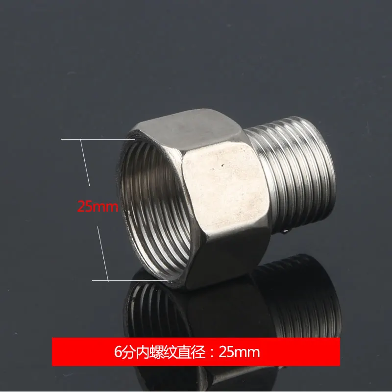 Stainless steel 20MM external thread to 25MM internal thread straight reducer joint direct water pipe plumbing fittings