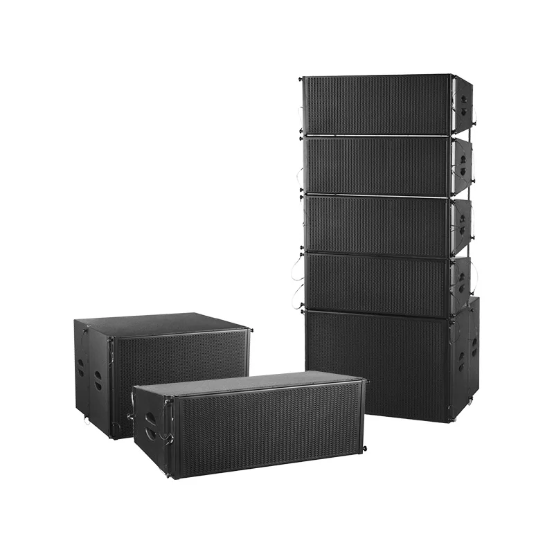 Active line array speaker array Active sound system Small and medium DJ live sound reinforcement equipment set