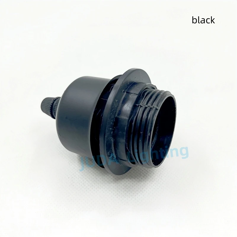 Modern Iron Lamp Base E27 Socket Lamp Holder with Cable Clip E27 Socket Whole Teeth Plastic Lamp Holder Can Use with Lampshade
