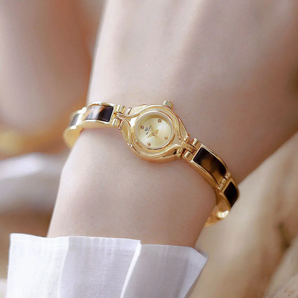 Women Watch French high-end Temperament Hawksbill Amber Retro Bracelet Chain Watches Waterproof Ladies Fashion Quartz Wristwatch