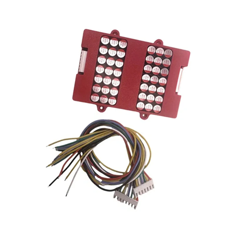 【Schlankes Design】 14S 5A Active Balancer 9-8S 5A Batterie-Balancer mit Gehäuse Lithium-Titanat-Batterie-Equalizer