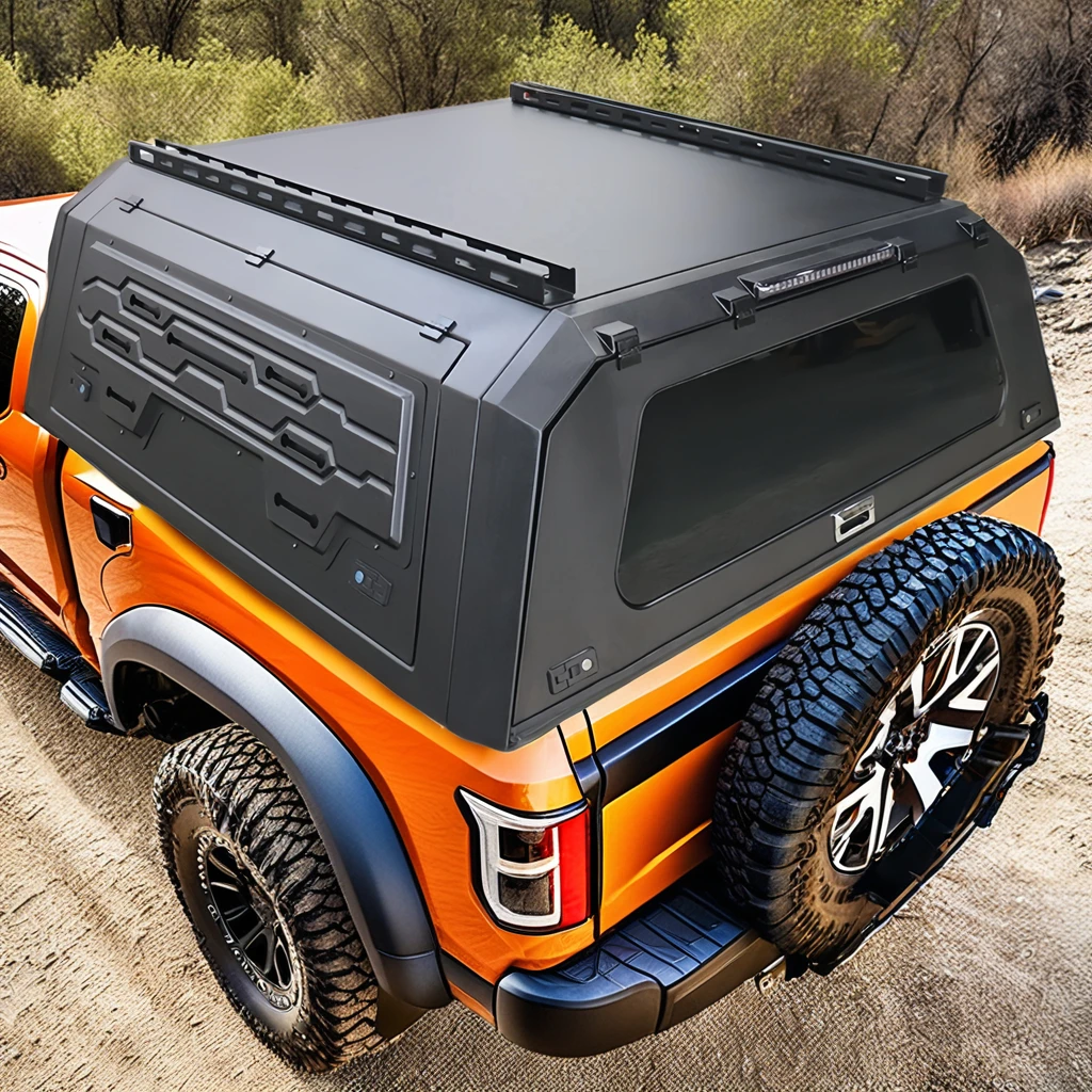 غطاء تونيو عالي التحمل مقاوم للماء، مظلة صلبة لملحقات رام 1500 رينجر F150 L200