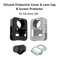 CYNOVA For DJI OSMO 360 Silicone Protective Cover Rubber Skin Lens Screen Protector For DJI Osmo 360 Action Camera Accessories