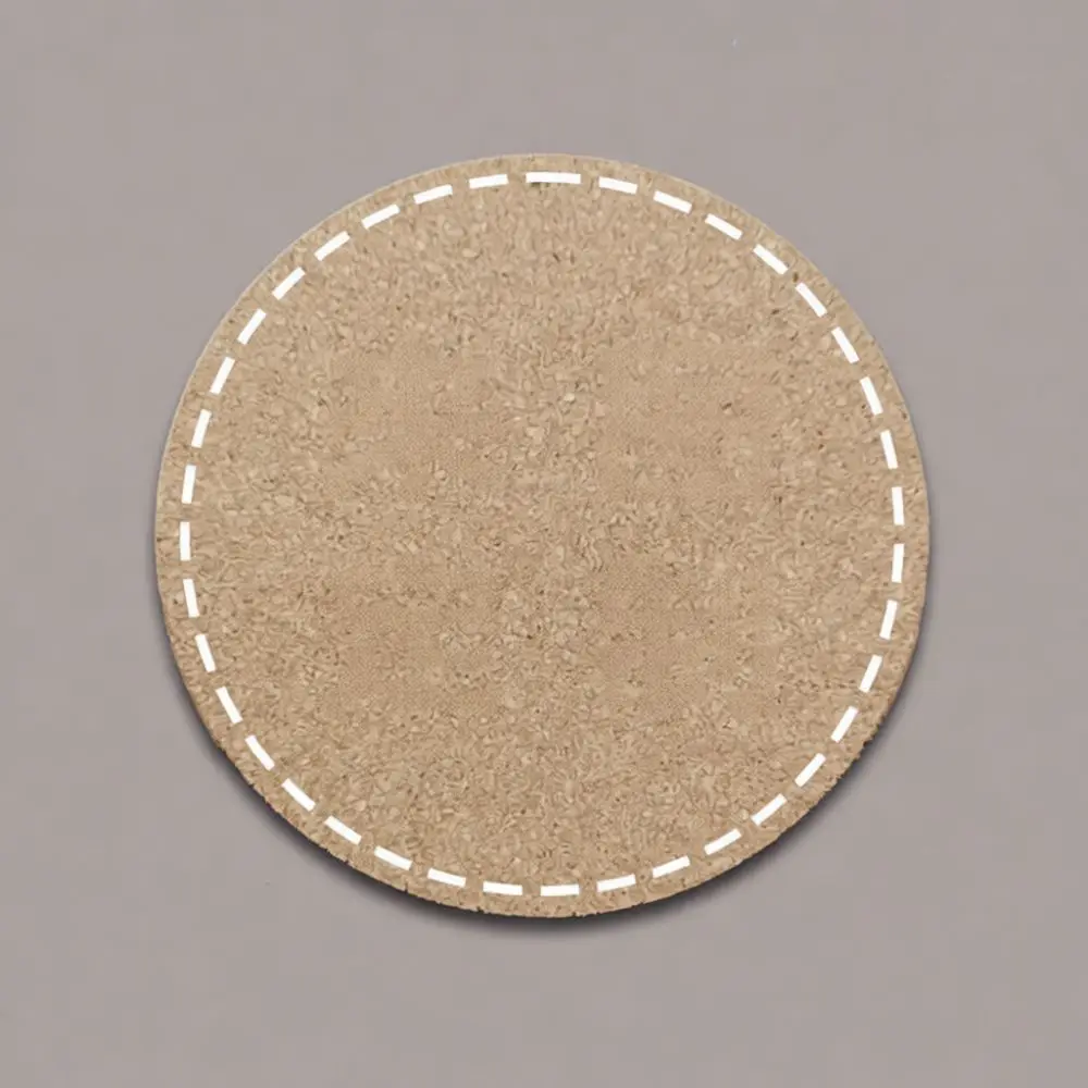 High Quality Cork Coaster Wood Cup Mat Nordic Style Thermal Insulated Placemat Custom Pattern Print Decorative Coasters