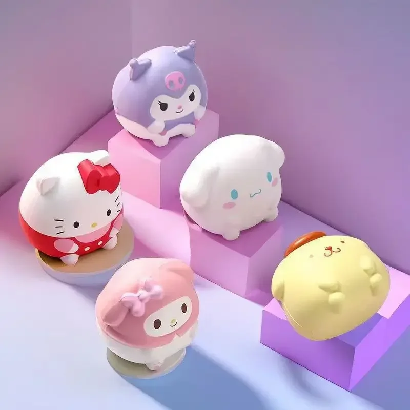 Kawaii Sanrio Hello Kitty Decompression Toys Kuromi Cinnamoroll Stress Relief Toys My Melody Anime Cartoon Children's Gift