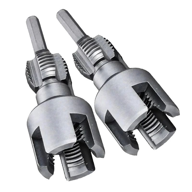 Integrated Internal And External Pipe Threading Tool CRV Steel Adjustable Heavy Duty PVC Pipe Threader Kit 3/4 Inch DN20