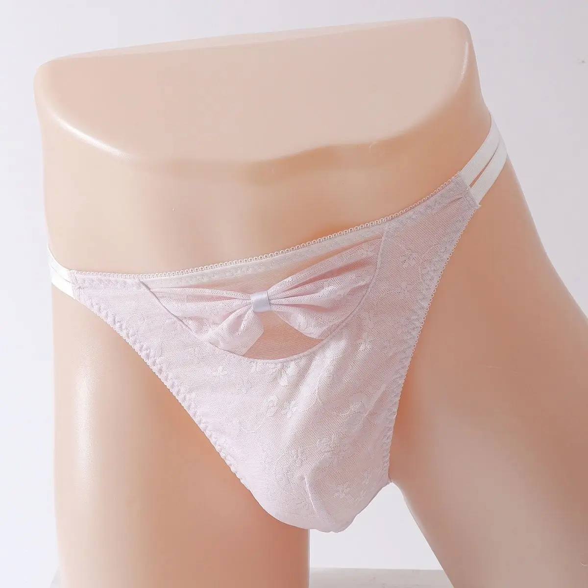 

Man's Lace Bowtie Briefs Live Show Dance DJ Club Bar Costume Private FKK Party Harajuku