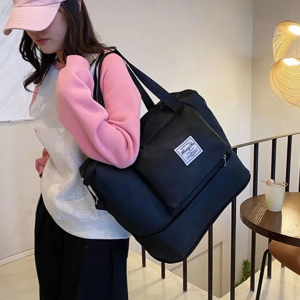 Swimming Bag Oxford Carry On Travel Bag Foldable Scalable Storage Handbag Waterproof Wet Dry Separation Travel Tote Bag Business