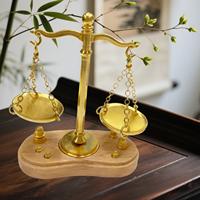 Miniature Dollhouse Balance Scale Dollhouse Scene Decor Retro Furniture 1:12 Scale Room Scene Decoration Living Room Decor