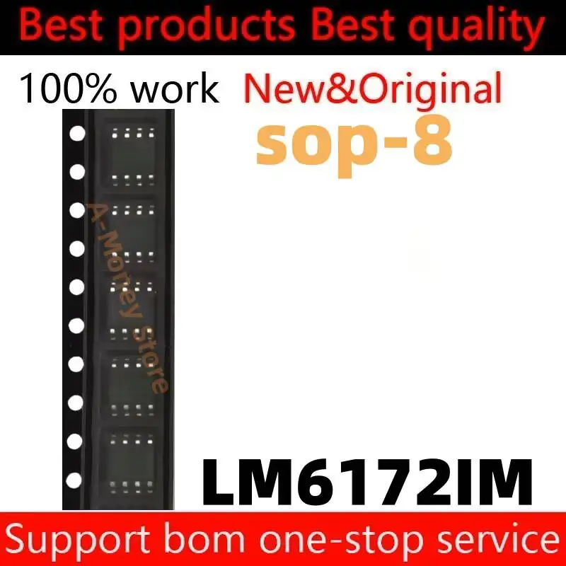 (5-10pcs)LM61 72IM LM6172 LM6172IM LM61721MX LM6172IMX/NOPB sop-8