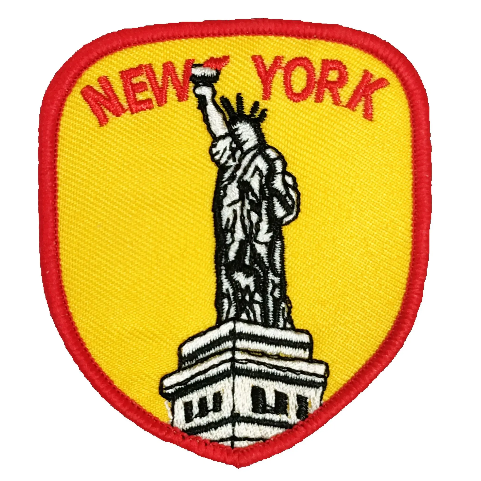 Hot! New York Patch - Statue of Liberty, Manhattan, NY Badge (Iron on) (≈ 6 * 7 cm )