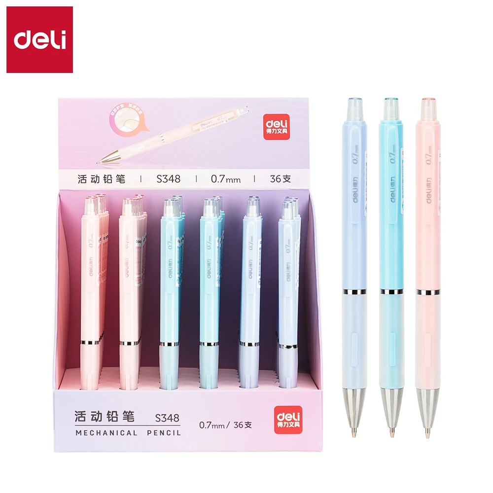 

Deli 0.7mm Retractable Mechanical Pencil, Mechanical Pencil For Writing&Drawing