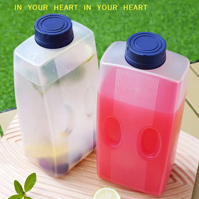 【X】2L Thicken Refrigerator Cold Water Jug Plastic Water Pot Large Capacity Lemonade Scented Tea Water Kettle