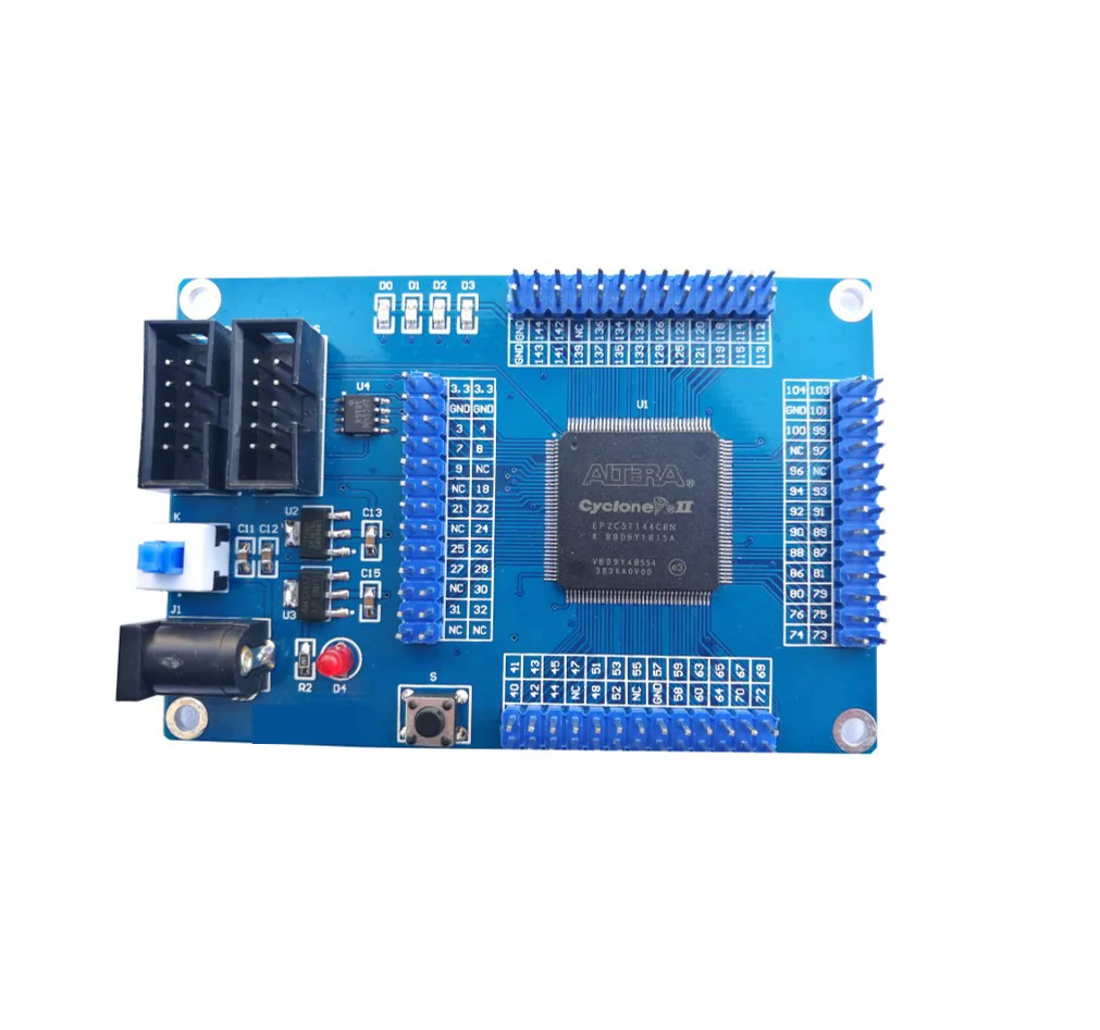 FPGA Development Board CycloneII EP2C5T144C8 Minimum System Core with RS232 VGA PS2 LCD1602 for Student Electronic Competition