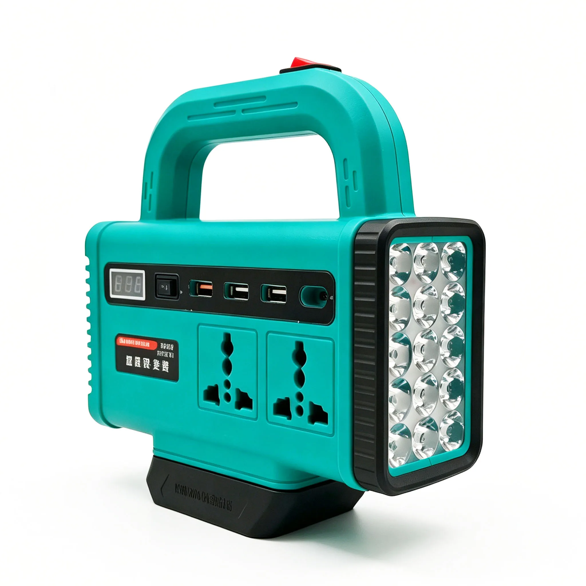 Lithium Battery Inverter Power Station Handheld Generator Light Emergency Backup Power For Makita For DeWALT For Milwaukee