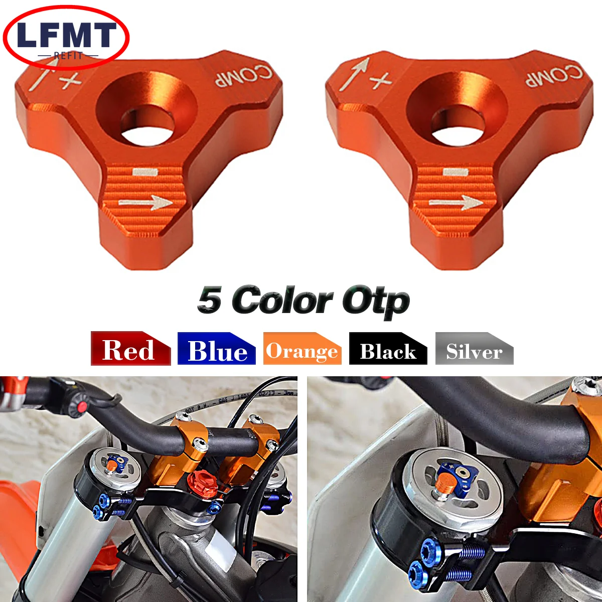 

Motocross CNC 48mm Front Shock Absorber Fork Knob Adjuster Bolt For KTM EXC SX SXF XCW XCF EXCF EXCR For Husqvarna TC TEFC FE TX