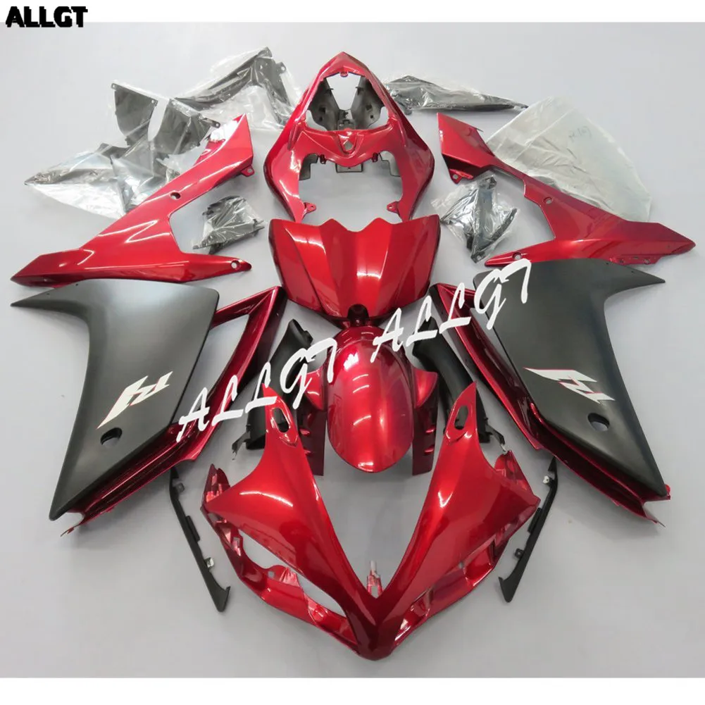 

ALLGT Deep Red & Matt Black Fairing Kit for Yamaha YZF R1 2007-2008